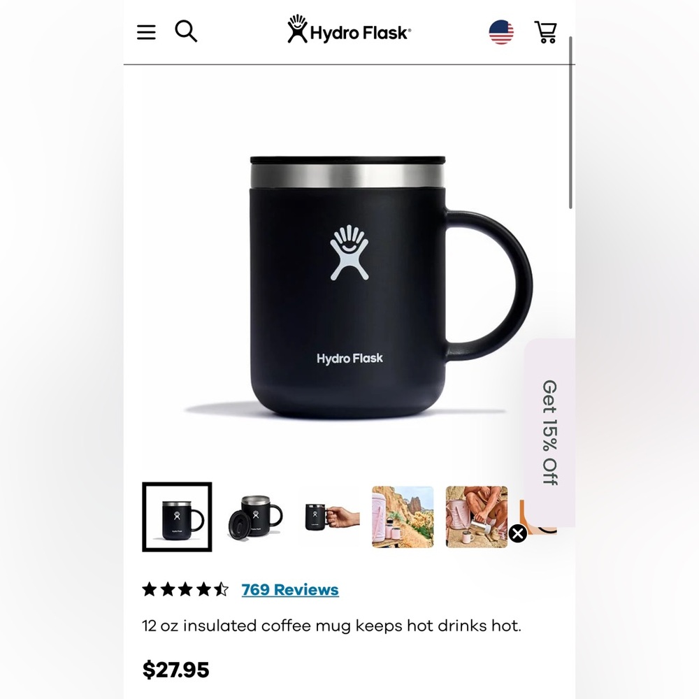 Hydro Flask Stainless Steel Insulated Mug
